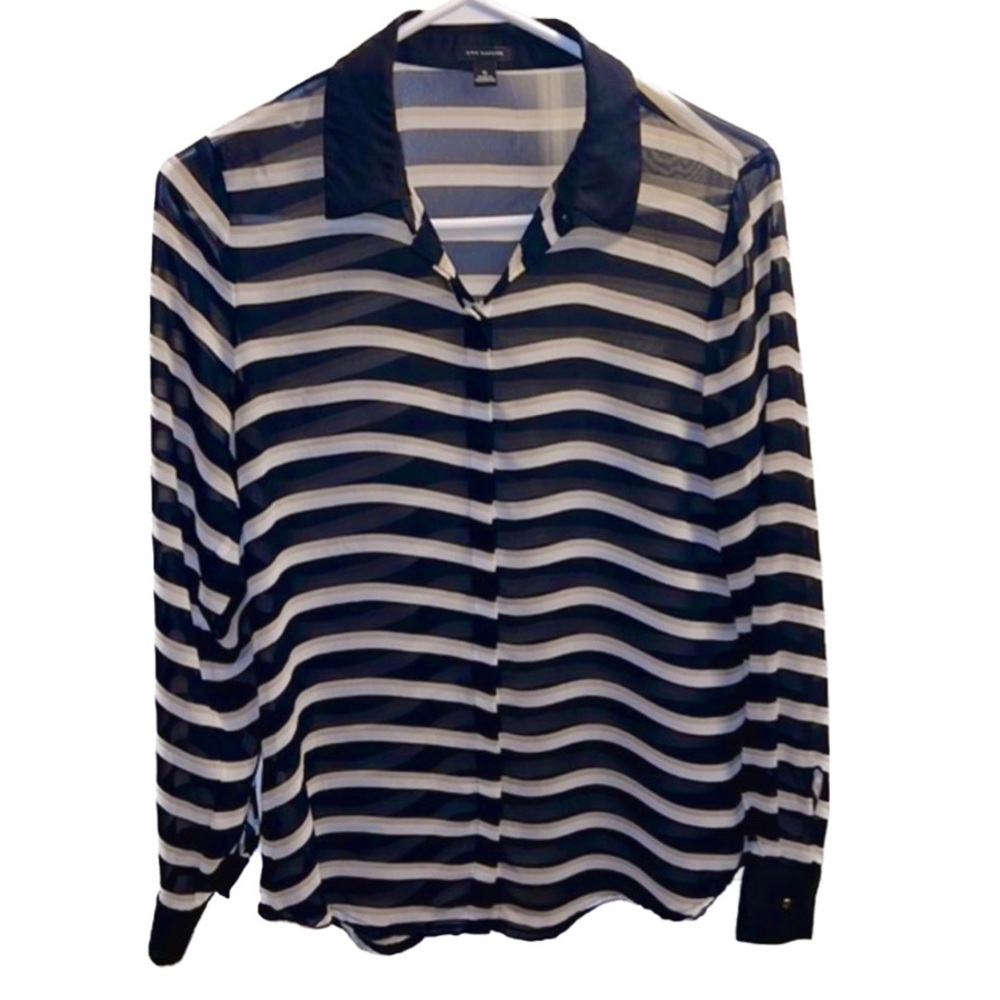 Ann Taylor sheer blouse